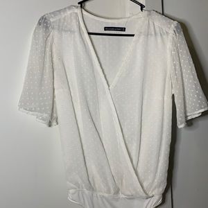 White abercrombie & fitch bodysuit!